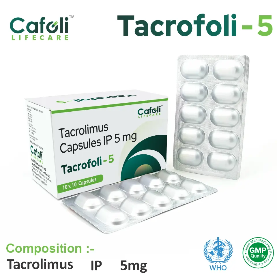 Tacrofoli 5 Capsule for PCD Pharma Franchise